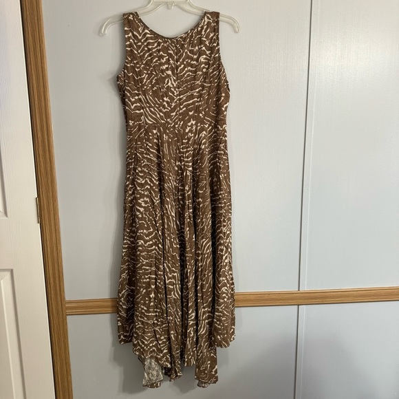 Sundance Animal Print Midi Dress Size 4 - Picture 3 of 9